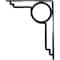 Ekena Millwork Maria Wrought Iron Bracket, (Single center brace), Antiqued Silver 1 1/2"W x 10"D x 12"H BKTM01X10X12SMAASV - alternate 5